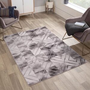 Bianco 196SA 80x150cm Luxury Rug In Cream And Light Grey